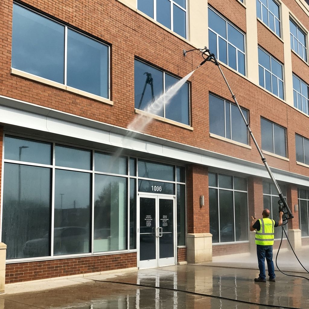 Commercial power washing service